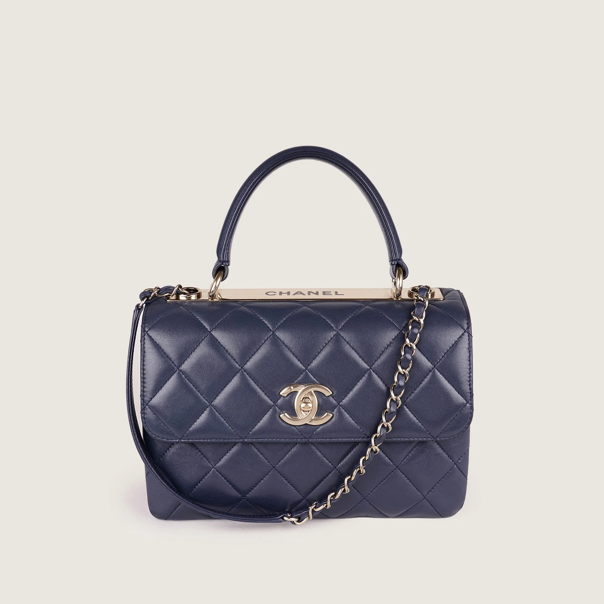 Trendy Flap Top Handle